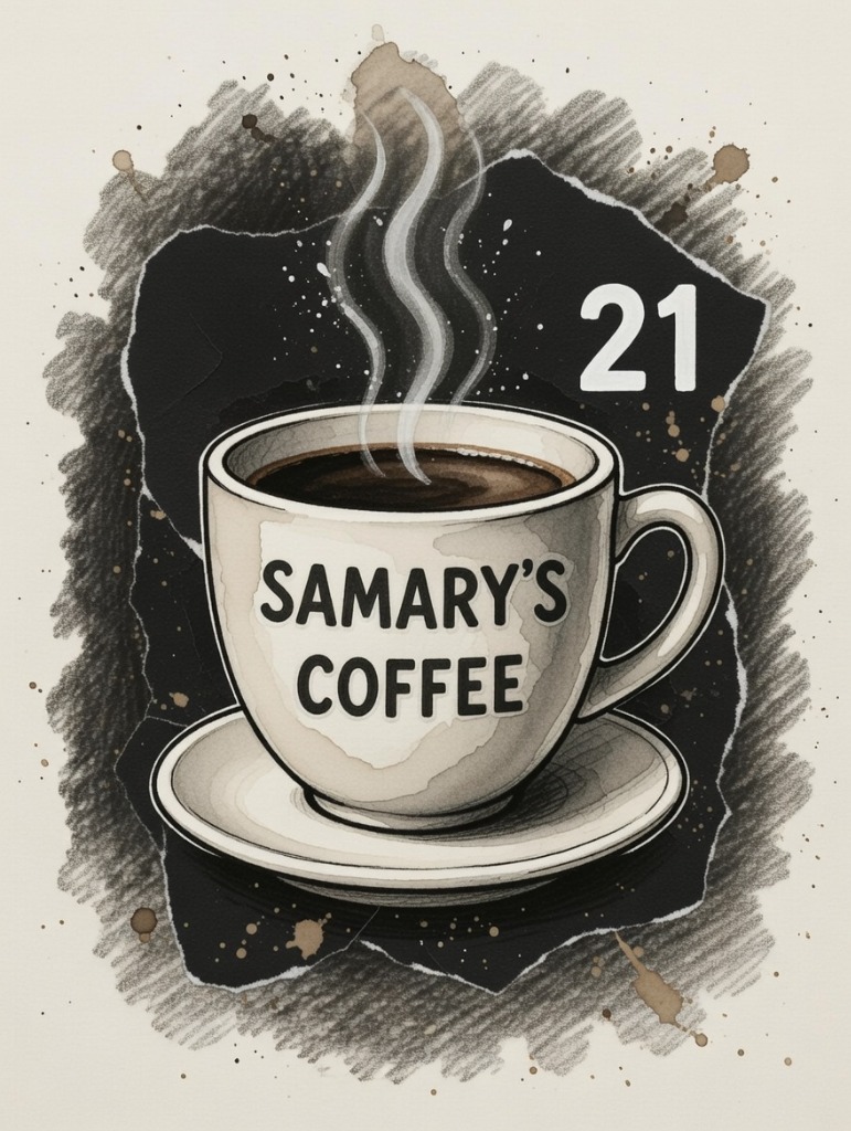 Logo e Insignia Samary's Coffee